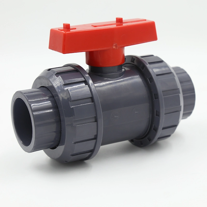 Best Plastic Union PVC Check 1/2inch Ball Valve 2 Way